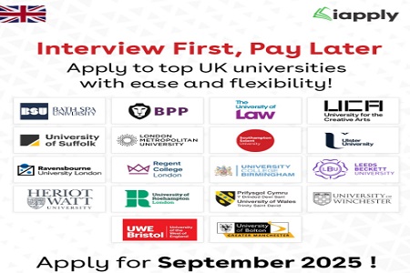 Interview First, Pay Later - Apply to top UK universities with ease and flexibility!